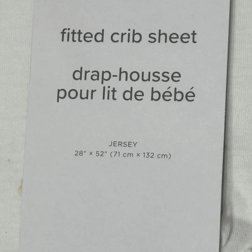 Burt's Bees Baby Organic Cotton Fitted Crib Sheet Honeybee Ranunculus